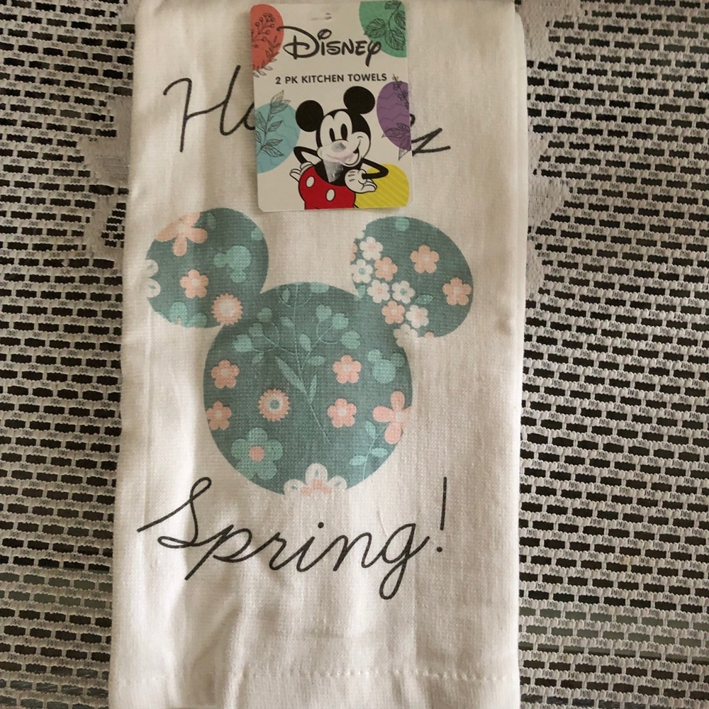 Disney spring kitchen towels